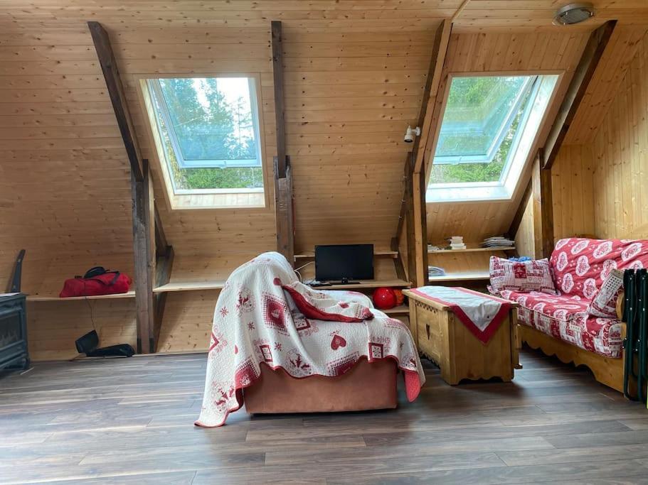 Chalet Cosy, Belle Vue, Dans Le Massif Du Vercors Lans-en-Vercors Luaran gambar